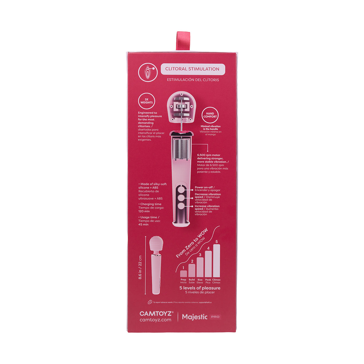 Intense Vibrador wand Camtoyz