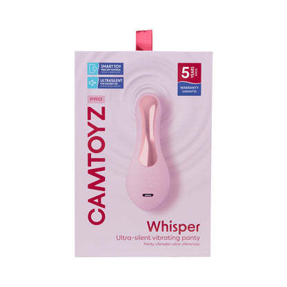 Whisper Panty Vibrador con APP Camtoyz