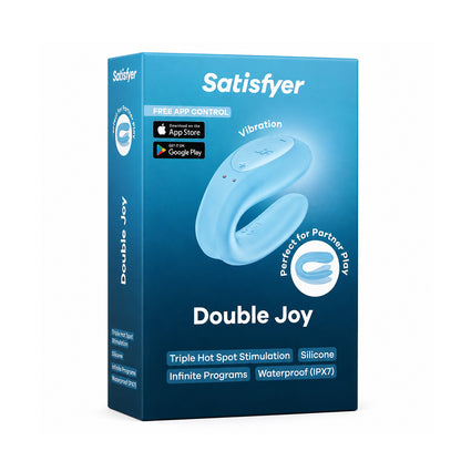 Satisfyer Double Joy Azul