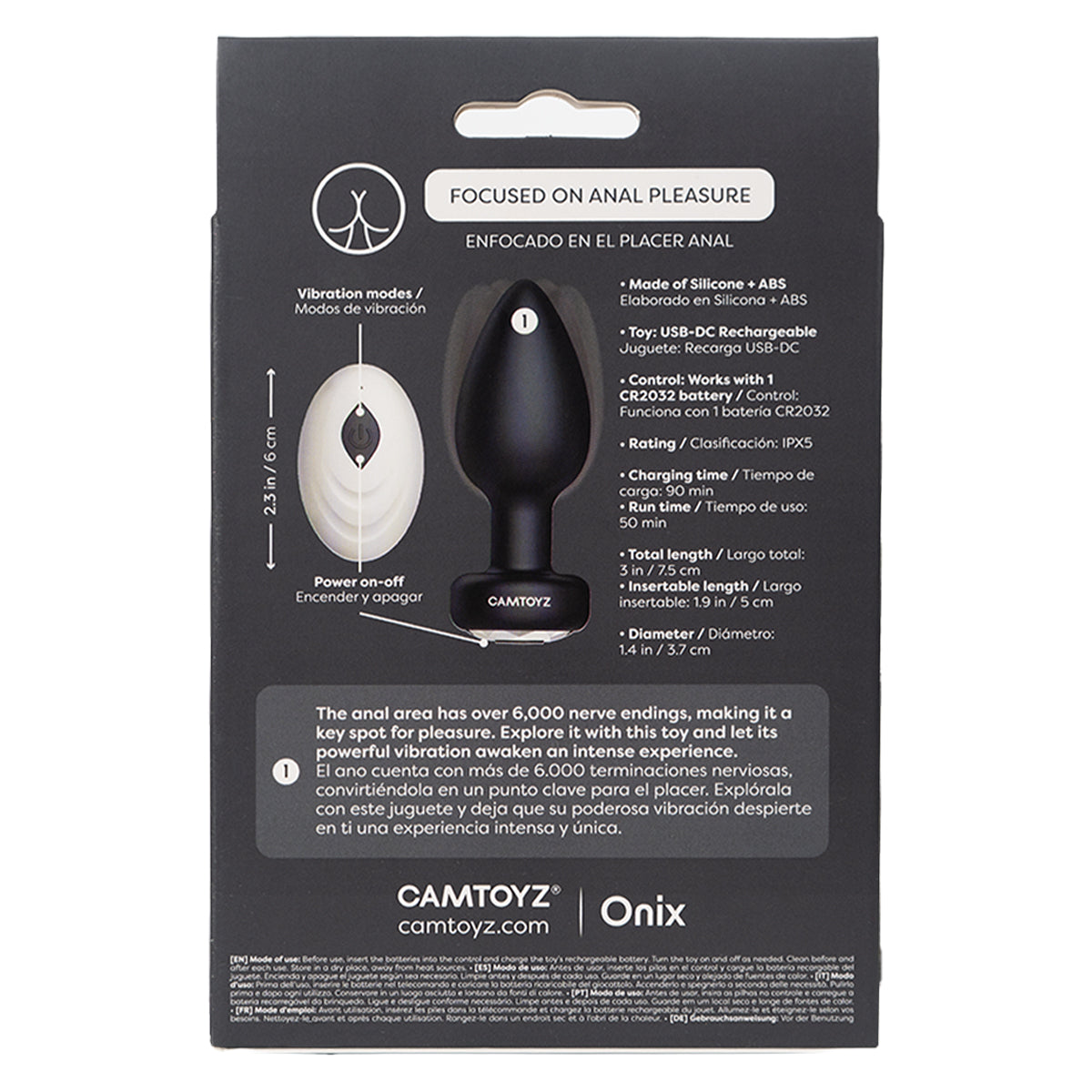 Nexus Plug anal con vibrador Camtoyz