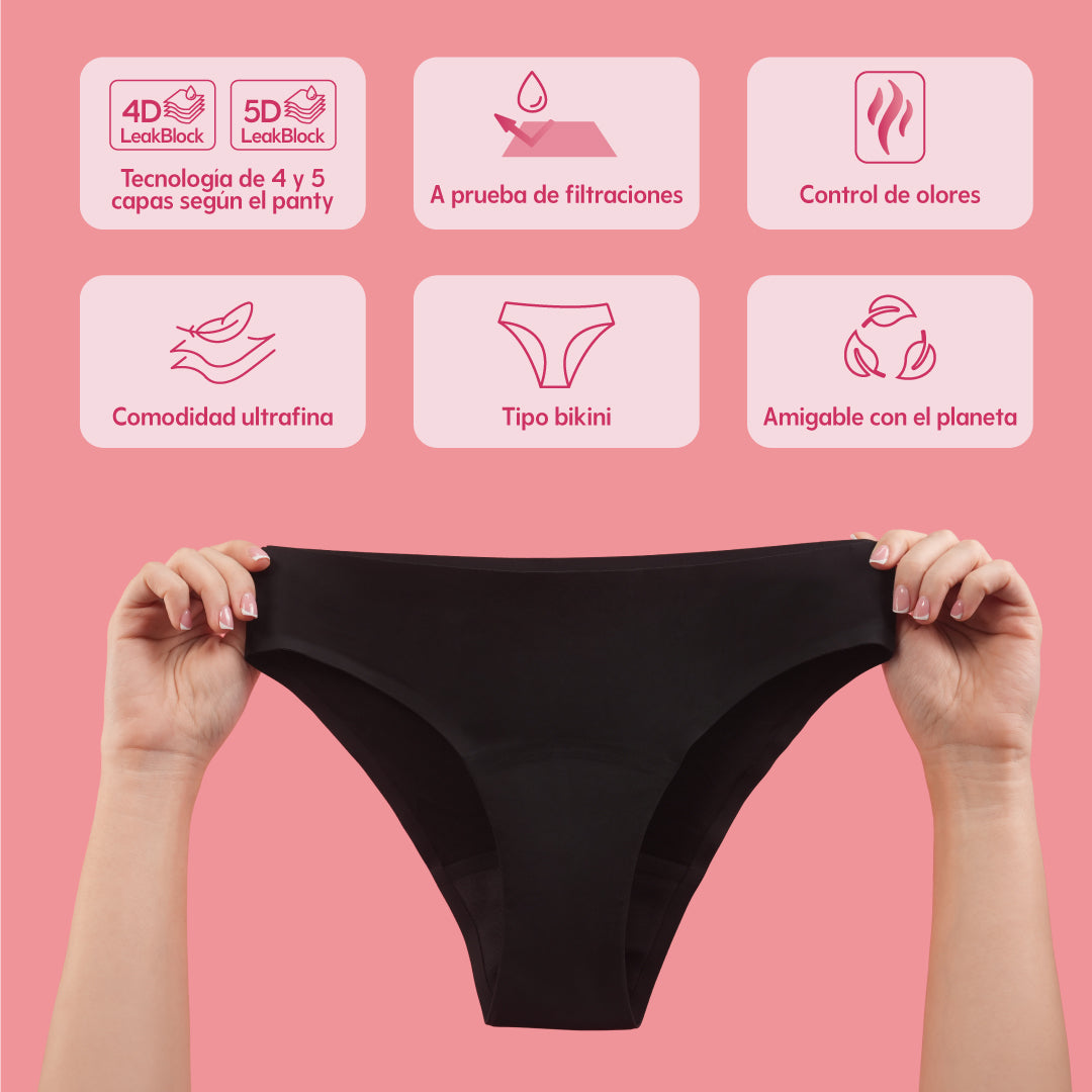 Pantie Menstrual UVA Flujo Moderado