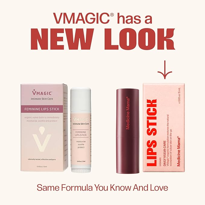 Lips Stick Bálsamo Orgánico de Vulva Vmagic By Medicine Mama
