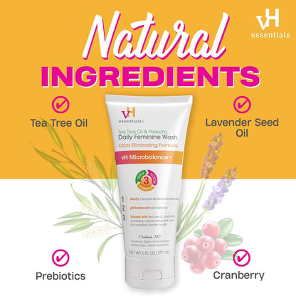 Gel de Baño Femenino Prebiótico VH Essentials 177ml