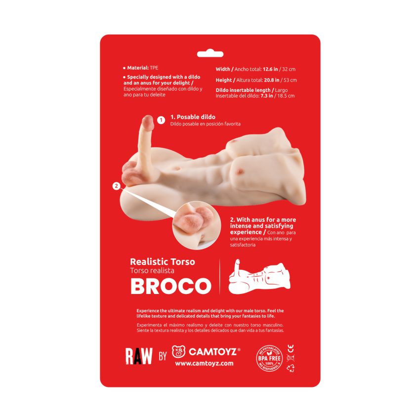 Torso Masculino Broco