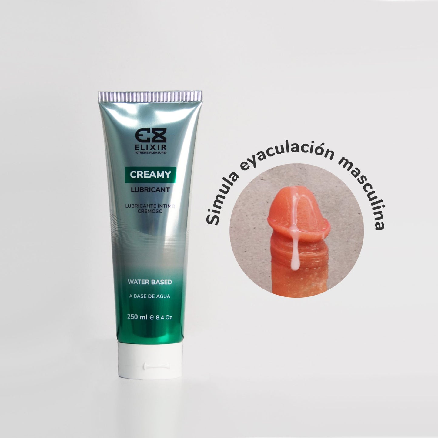 kit Dildo Eyaculador Regor y Lubricante cremoso