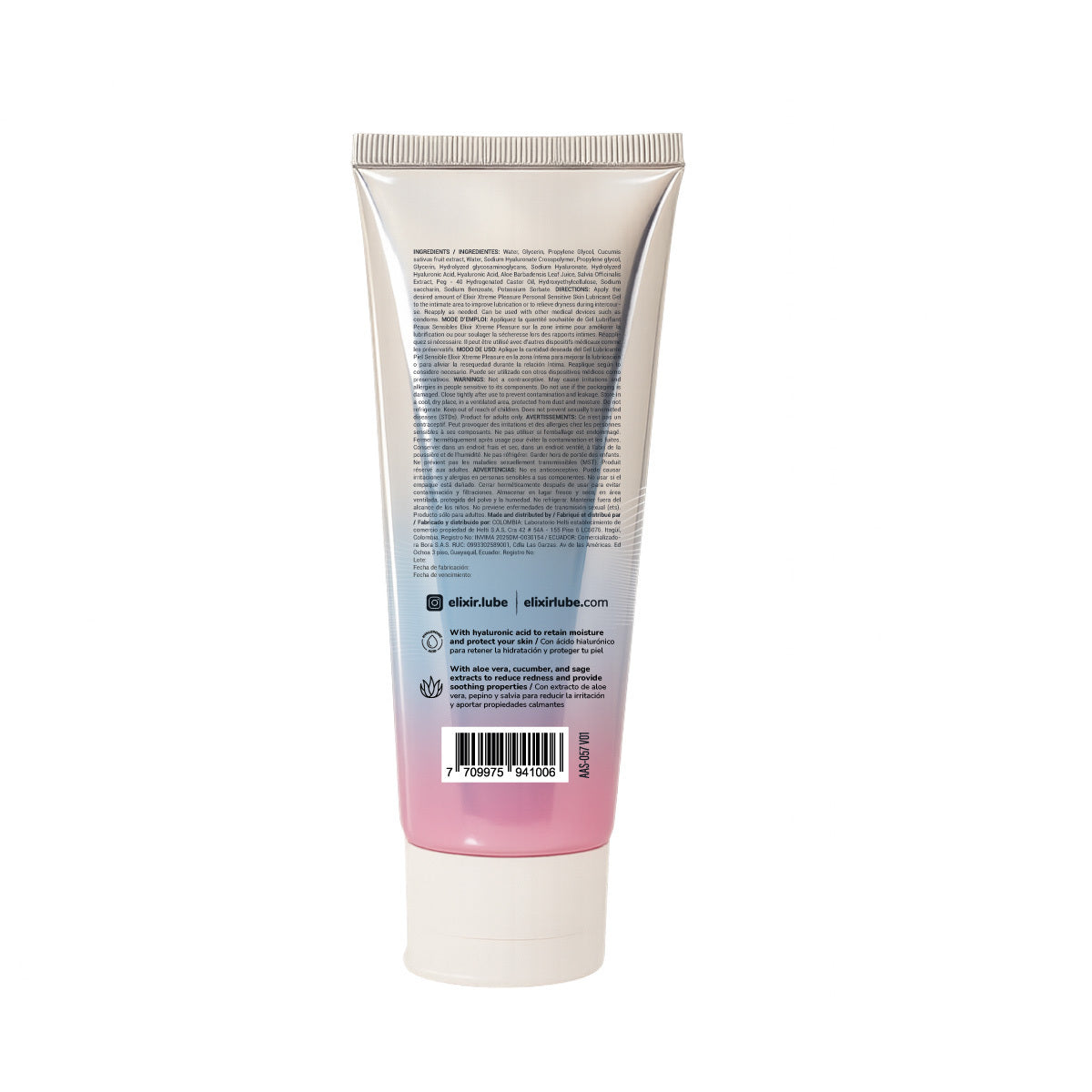 Lubricante Íntimo Piel Sensible de Elixir 100ml