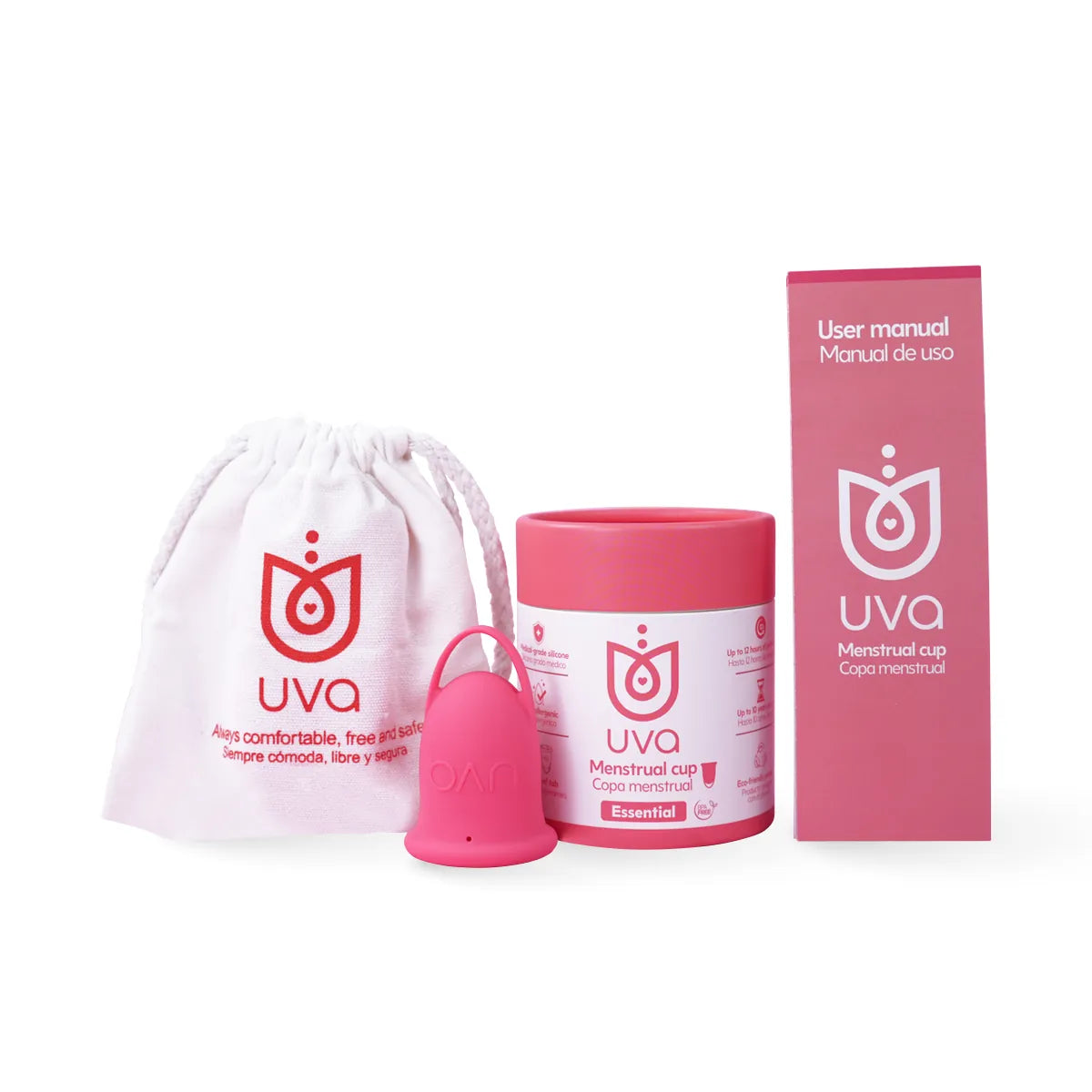 Copa Menstrual Essential UVA 2 Talla A Salmón