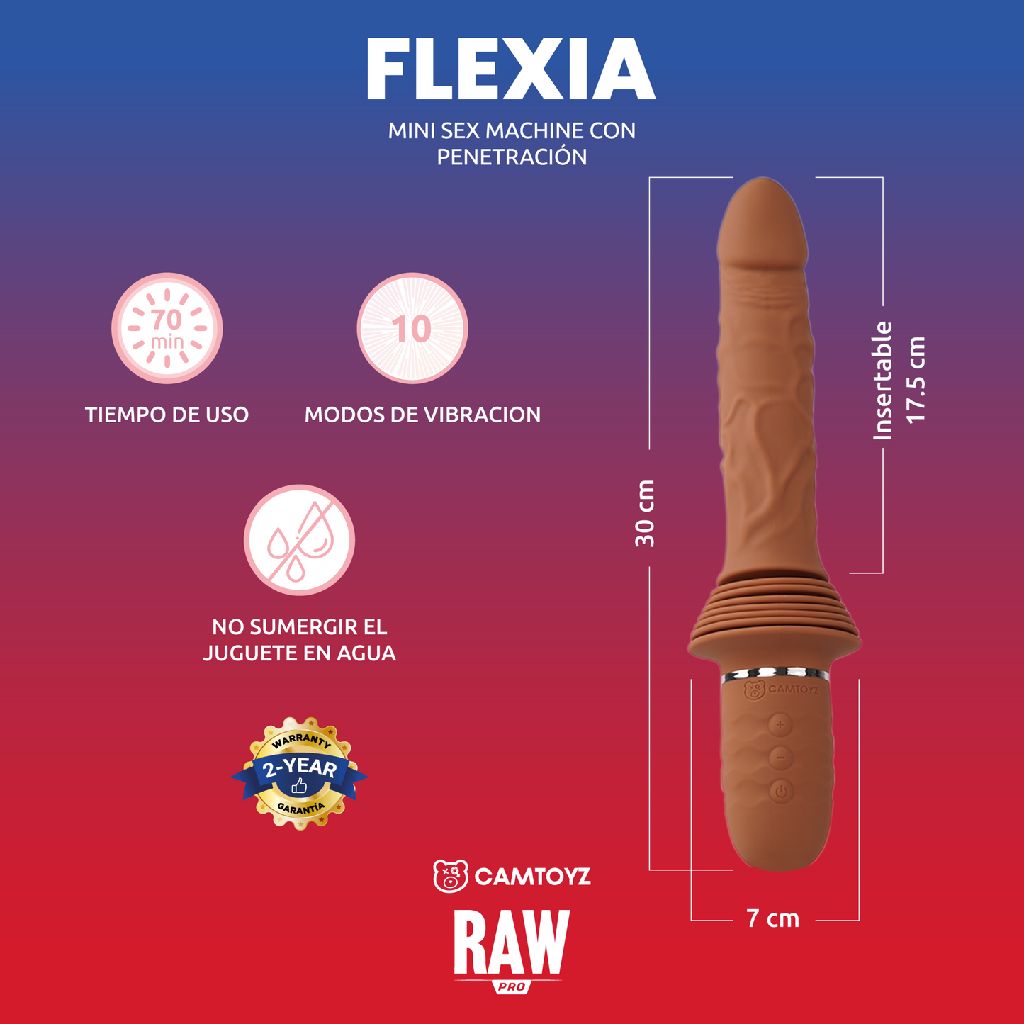 Dildo Realista Flexia