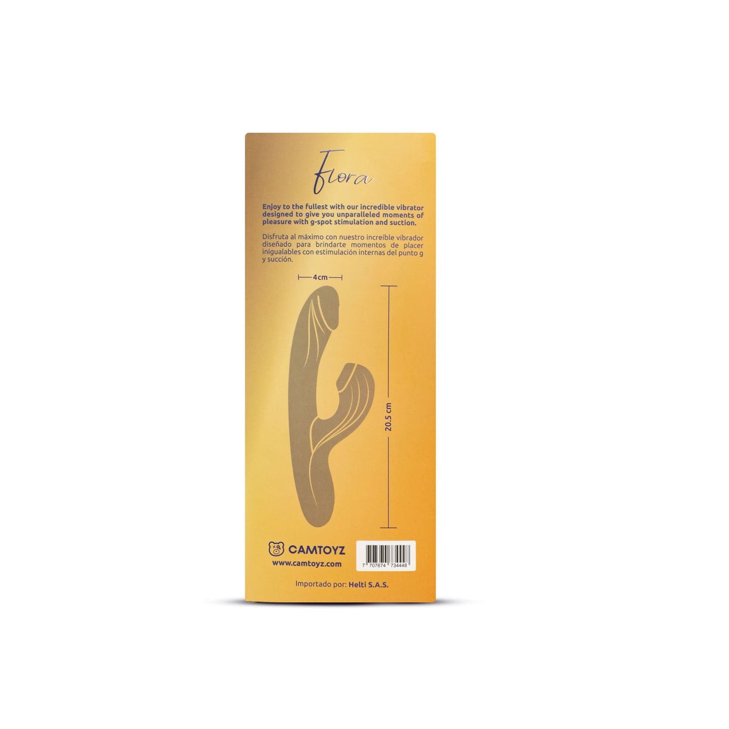 Vibrador Doble Estimulación Flora