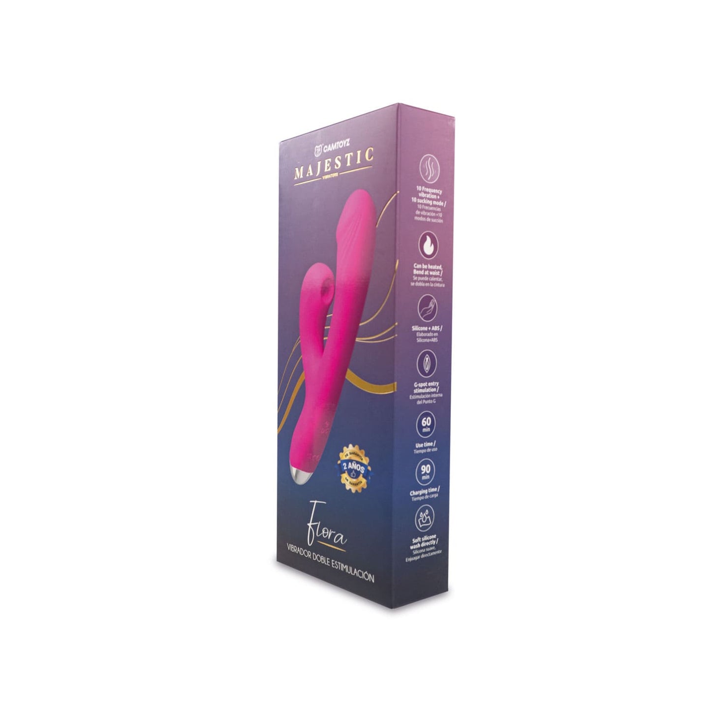 Vibrador Doble Estimulación Flora