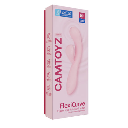 FlexiCurve Vibrador Rabbit Ergonómico con App Camtoyz