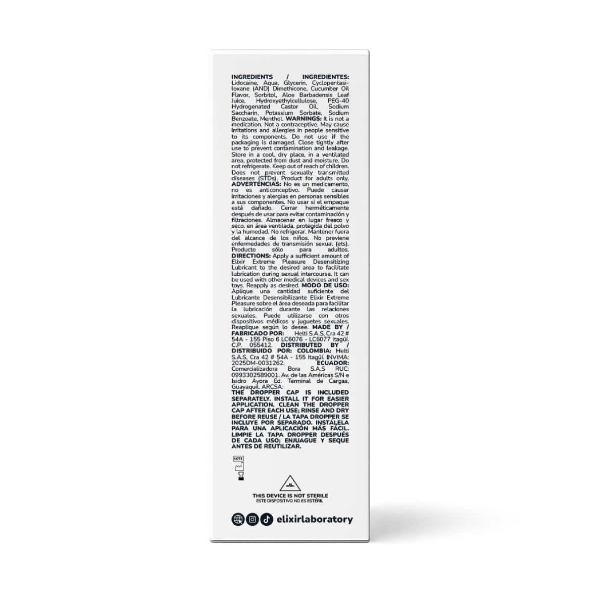 Anesty Lubricante íntimo Anal Desensibilizante 30ml