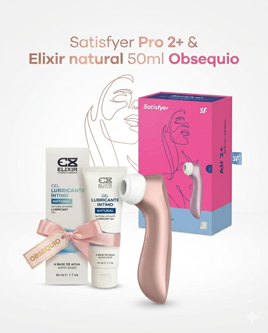 Satisfyer Pro 2+ + Elixir Natural 50ml Obsequio