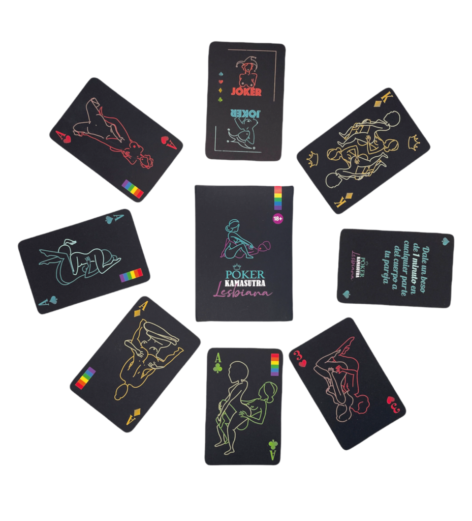 Juego Cartas Poker Kamasutra Lesbi