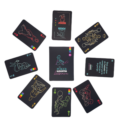 Juego Cartas Poker Kamasutra Lesbi