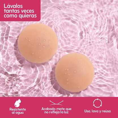 Cubrepezones sin Adhesivo UVA Nude -  Cocoa - Caramel